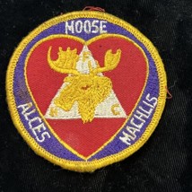 Loyal Order Of Moose Lodge L.O.O.M Patch Alces Machlis heart F H C  3” - $19.99