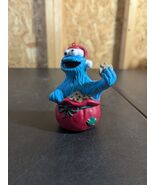 Vintage 1998 Sesame Street Cookie Monster Christmas Tree Ornament Jim He... - $19.80