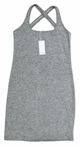 Antistar Junior&#39;s Mini Dress Sleeveless Criss Cross Back Size M, L Gray - £13.53 GBP