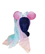 Disney Parks Minnie Ears Fairy Wings Headband Sparkly Pink Purple Tulle ... - $219.20 MXN