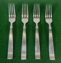 Reed & Barton Stainless Crescendo Ii Set Of 4 Dinner Forks 7 3/4” — 18/8 - $27.71