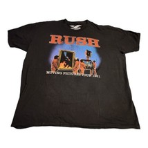 Vintage Rush Shirt Mens XXL Black Moving Pictures Band Tour 1981 Concert... - £47.07 GBP
