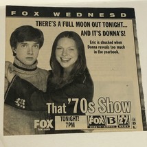 That 70s Show TV guide Print Ad Topher Grace Laura Prepon Tpa1 - $5.93