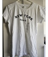 New - Cute New York SOHO White Women&#39;s T-Shirt - Size L - $14.84