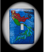 Stained Glass Metal Switch Plate  - £7.30 GBP