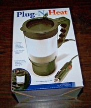 PLUG-N-HEAT Thermal Mug - 14 oz - Stainless Steel - w/4ft. cable - NIB! - £15.94 GBP