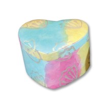 Biodegradable Ecofriendly Pastel Keepsake Heart Cremation Urn, 30 Cubic Inches - £79.74 GBP