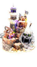 Lemax Spooky Town 2004 Isle Of Doom Lighthouse #65362 With Sounds &amp; Lights - £185.43 GBP