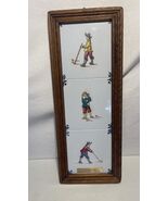 European Provence Golf French Country Tile Frame Art - $80.18