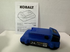 Kobalt Cordless Tool KB-224-03 24v MAX 2.0 Ah Lithium-Ion Battery Drill ... - £24.80 GBP