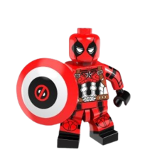 HYGIFT DC Deadpool Captain America PG-381 Custome Lego Minifigures - $5.99