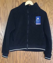 Champion Authentic Athleticwear Black Crop Zip Jacket Size M New with Tags - £18.39 GBP