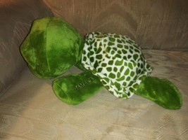 Jamaica Souvenir Sea Turtle Plush 14&quot; With Pocket Spotted Shell Big Eyes... - £23.84 GBP