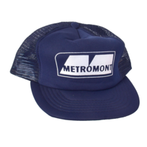 Metromont Blue Snap Back Baseball Cap Made in the USA - £8.06 GBP
