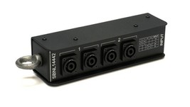 Whirlwind SBNL14442 Speakon Speaker Splitter Box 1 NL4 to 4NL4 stage box - $3,352.06 MXN