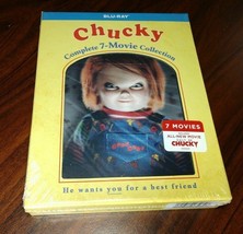 Chucky: The Complete 7-Movie Collection (Blu-ray) Lenticular Cover-NEW-Free S&amp;H - £38.23 GBP