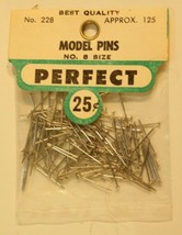 Model Pins Number 8 Size No 228 MOdel Train Accessories New Old Stock - £3.81 GBP