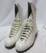 As Is Vintage Hyde Roller Skates Split Toe White Leather Women Size 4 or... - £101.80 GBP