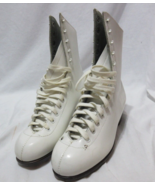 As Is Vintage Hyde Roller Skates Split Toe White Leather Women Size 4 or... - £102.25 GBP