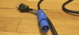 6FT Neutrik NAC3FCA Blue PowerCON Cable to NEMA 5-15P Power Connector 14... - $19.79