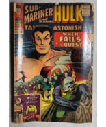 TALES TO ASTONISH Hulk &amp; Sub-Mariner #74 (1965) Marvel Comics G/VG - $272.57 MXN