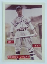 George Cisar 3x5 Photo #261 Brooklyn Dodgers Bra-Mac George Burke George... - £18.76 GBP