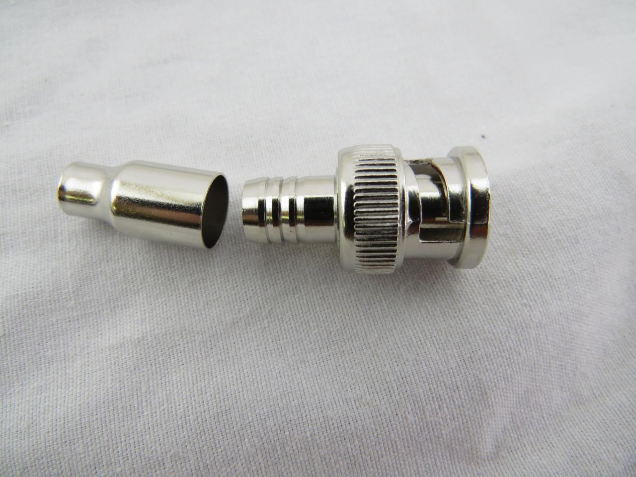 cp881 27-9001 AIM 279001 RG-58 CABLE TYPE  BNC 2-Piece Easy Crimp Connec... - $1.70