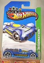 2013 Hot Wheels #56 HW Imagination-Future Fleet RETRO-ACTIVE Blue-Blue w/GrayWhl - £7.30 GBP