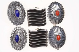 Vintage Navajo/Zuni Sterling Clip On Earring Lot 3 pairs - $183.15