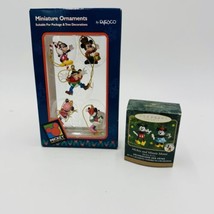 Mickey Unlimited Enesco Miniature Disney Ornaments - $32.73