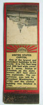 United States Capitol - Washington, DC Souvenir 20 Strike Matchbook Cover - £1.39 GBP