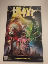 Heavy Metal Amber Blake 11&#39;&#39; x 17&#39;&#39; Two Sided Promotional Poster - £9.65 GBP