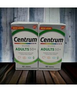 2x Centrum Silver Adults 50+ 80 Tablets Ea Heart Brain Eye Body Health E... - £11.34 GBP