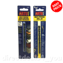 ARTU USA  9/32" Cobalt & Tungsten Carbide Tip Drill Bit 01032 Pack of 2 - £14.23 GBP