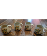 4 Home &amp; Garden Party Stoneware Collection, Sunflower Coffee mug 16oz  2004 - $1,317.03 MXN