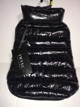 Isaac Mizrahi NYC Dog Black Pet Puffer Vest Coat Jacket Size Small - £10.44 GBP