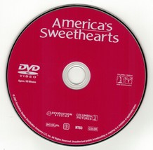 America&#39;s Sweethearts (DVD disc) Julia Roberts, Billy Crystal, John Cusack - $3.80