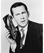 Get Smart B&amp;W 16x20 Canvas Giclee Don Adams With Shoe Phone - £55.94 GBP