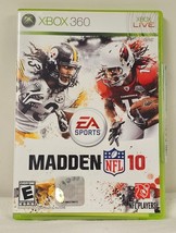 Madden NFL 10 Microsoft Xbox 360 Video Game EA Sports 2009 Complete with... - $3.83