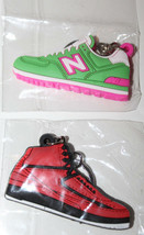 2x New Balance Shoes Green and Red Keychain Lot - £9.01 GBP
