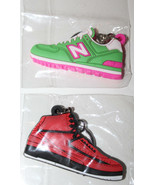 2x New Balance Shoes Green and Red Keychain Lot - £9.13 GBP