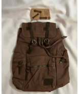 Auger High Capacity Canvas Vintage Style Backpack - for School Hiking Tr... - £30.56 GBP