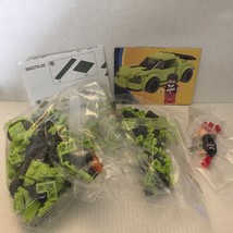 NEW Make it Blocks Green Racing Car - 214 pieces (out of box) - $247.56 MXN