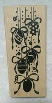 Hanging Christmas Ornaments Rubber Stamp, A Stamp In The Hand Co. - NEW - £6.25 GBP