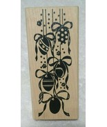 Hanging Christmas Ornaments Rubber Stamp, A Stamp In The Hand Co. - NEW - $7.95