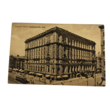 Antique Street View 1907 Claypool Hotel Indianapolis Indiana postcard - £6.12 GBP