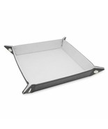 BCW 7 Inch Square Leather Dice Tray - White - $10.57
