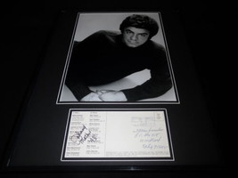 Johnny Mathis Signed Framed 16x20 Photo Display - £116.80 GBP