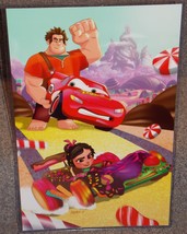 Wreck It Ralph vs Cars Lightning McQueen Glossy Print 11 x 17 In Plastic Sleeve - £20.09 GBP