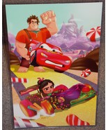 Wreck It Ralph vs Cars Lightning McQueen Glossy Print 11 x 17 In Plastic... - £19.74 GBP